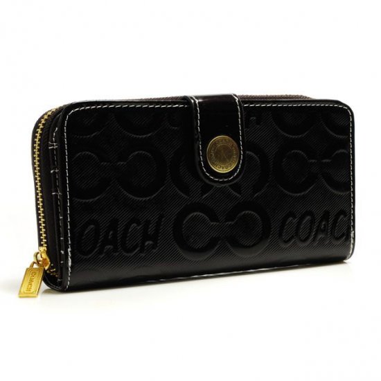 Coach Logo Large Black Wallets BCO [coach20211137] - $34.74 : Coach ...