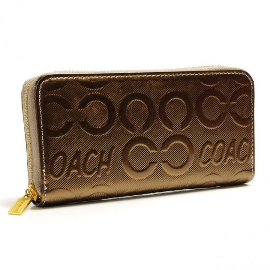 Coach Logo Large Gold Wallets BCV [coach20211102] - $34.74 : Coach ...