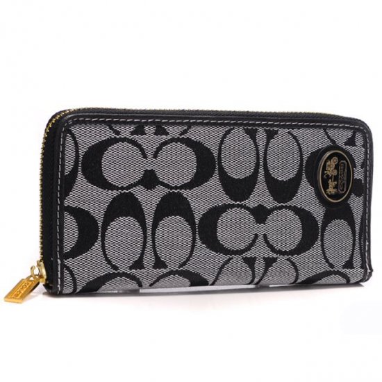 Coach Logo Large Grey Wallets ARM [coach20211103] - $33.04 : Coach ...