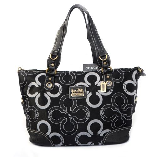 Coach Big C Signature Large Black Totes EJC [coach20210133] - $58.54 ...