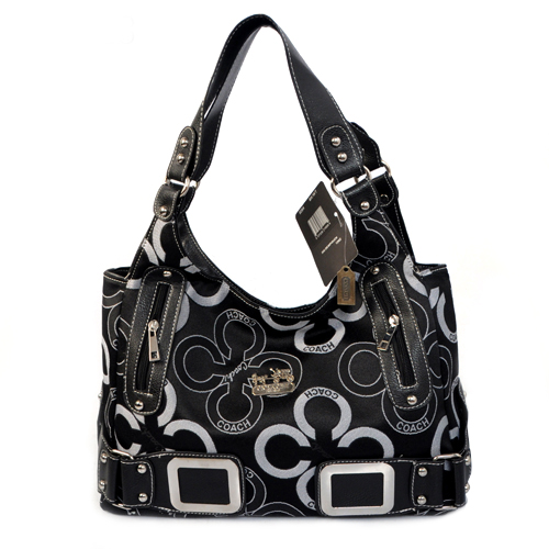 Coach Waverly C Logo Signature Large Black Totes EKD [coach20211804 ...