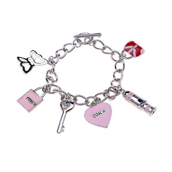 Coach Fashion Charm Pink Bracelets CVX [coach20210483] - $22.84 : Coach ...