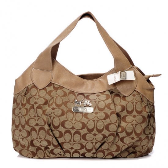 Coach In Signature Medium Camel Hobo BCB [coach20210769] - $57.69 ...